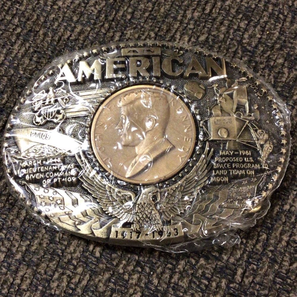 JFK American Commemorative 1st Edition Belt Buckle